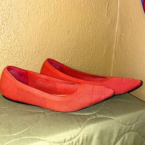 Bright Orange Flats